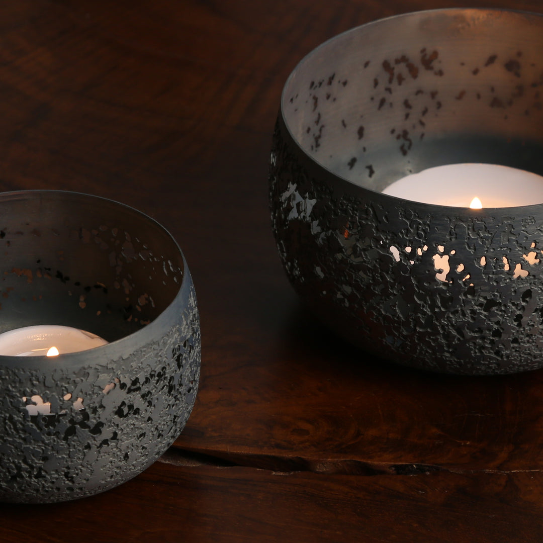 Lot de 2 photophores Massimo