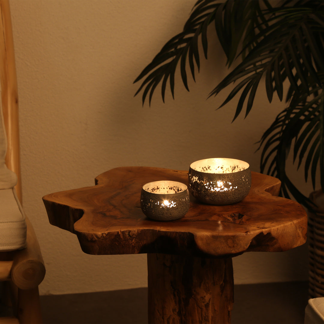 Lot de 2 photophores Massimo