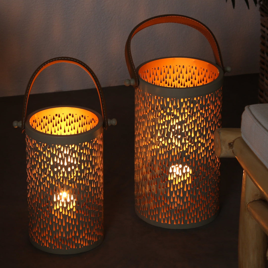 Lot de 2 lanternes Nora