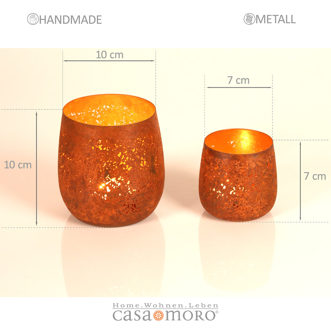 2er Set Teelichthalter Ricardo