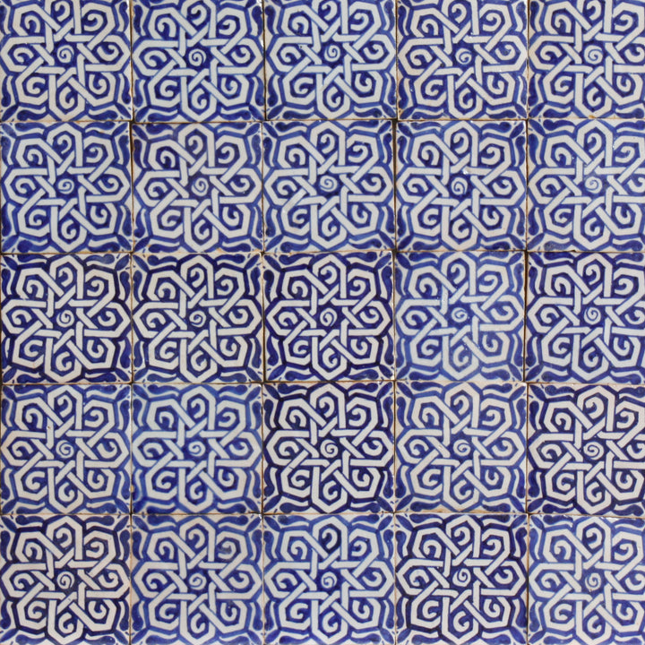 Handgeschilderde tegel – Moorse stijl