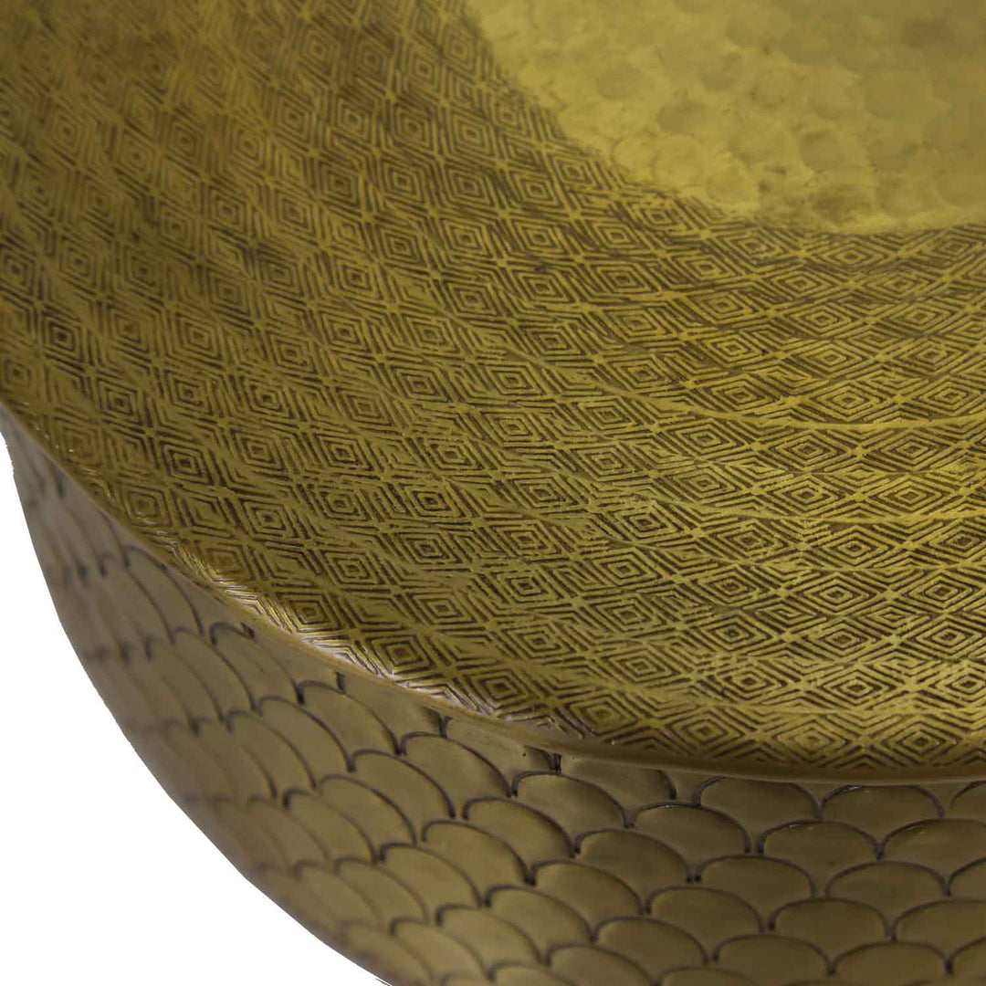 Orientalischer Beistelltisch Alava Gold