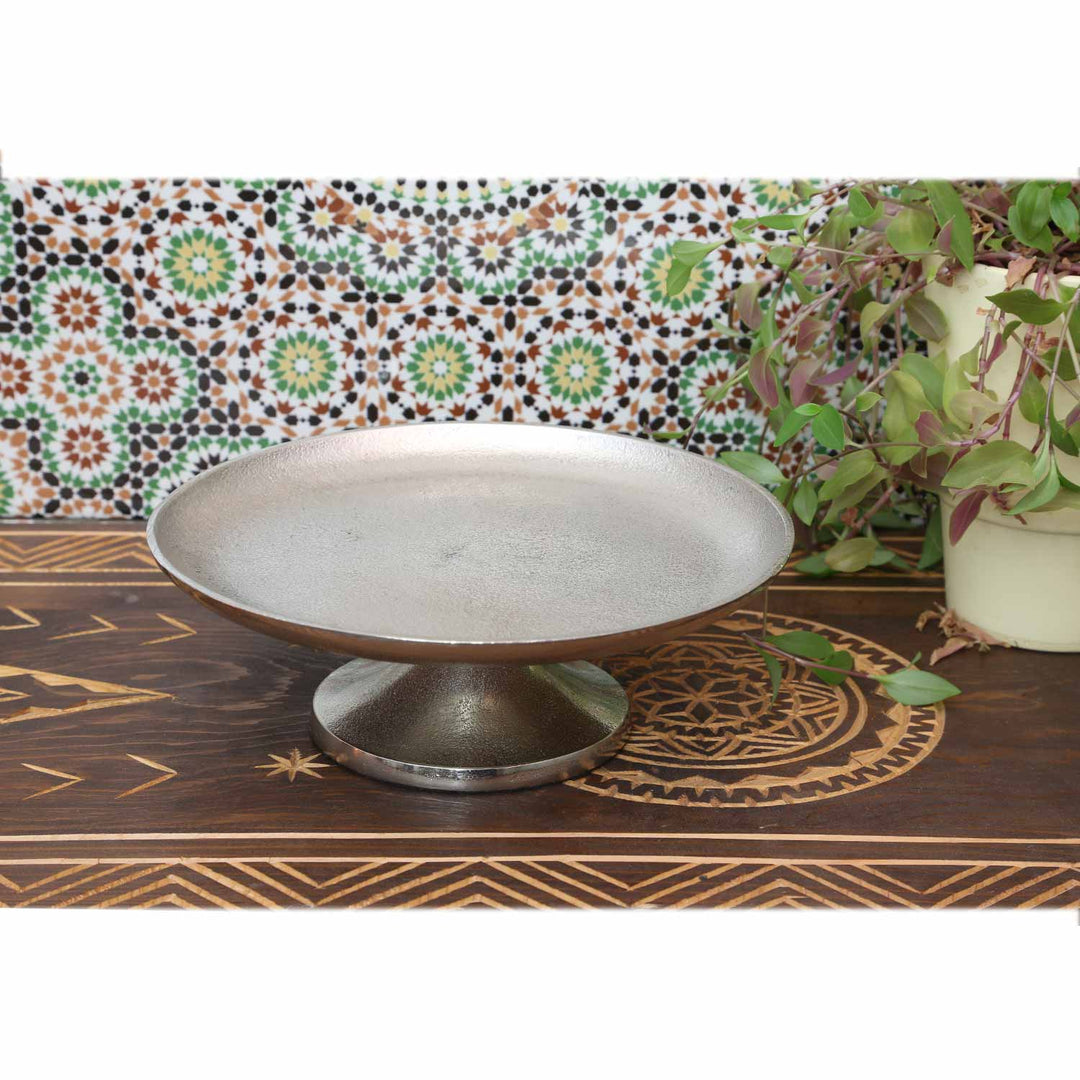 Taartplateau Bologna L zilver