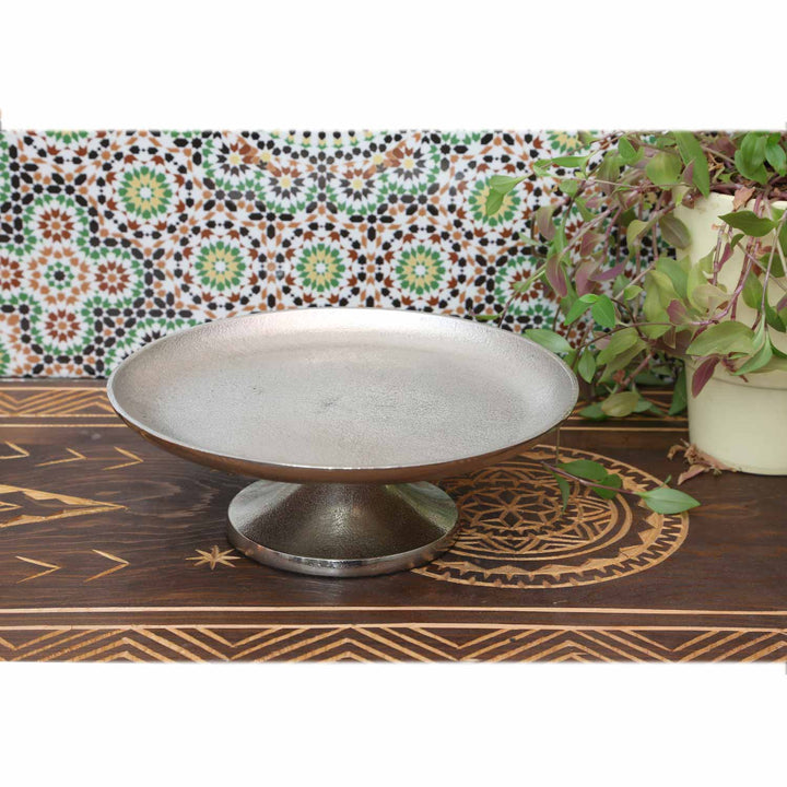 Taartplateau Bologna L zilver