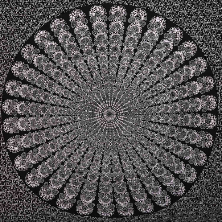 Couvre-lit XXL Mandala Amba 240