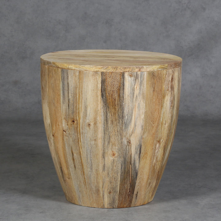 Table basse Torino ronde en bois massif