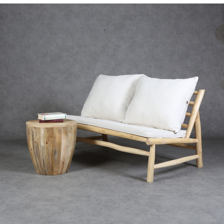 Table basse Torino ronde en bois massif