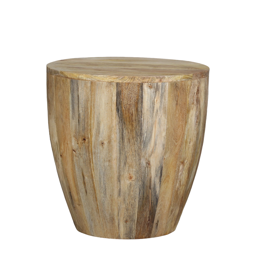 Table basse Torino ronde en bois massif