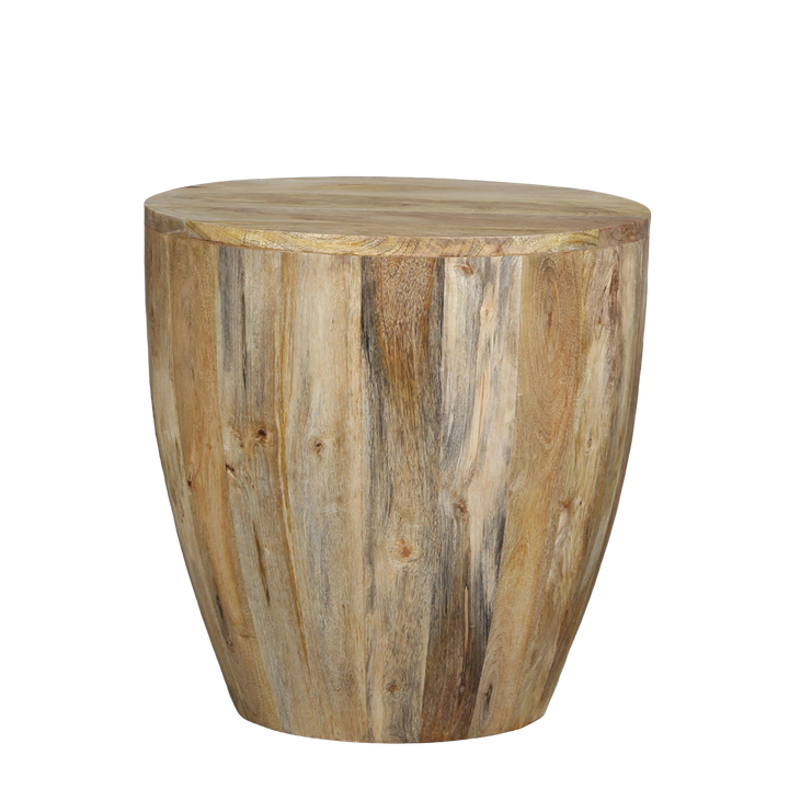 Table basse Torino ronde en bois massif