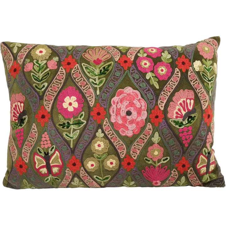 Decoratief kussen Jolina geborduurd