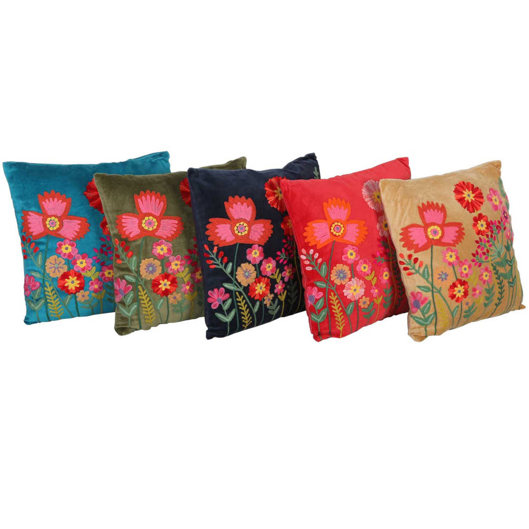 Dekokissen Livia mit Blumenschau