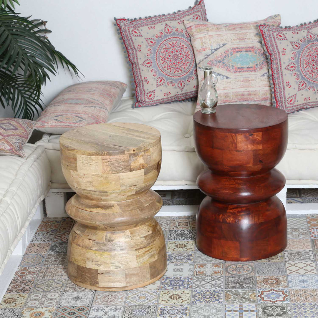 Pouf oriental Milano marron