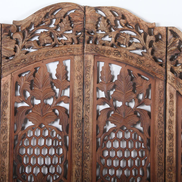 Paravent indien en bois Rana