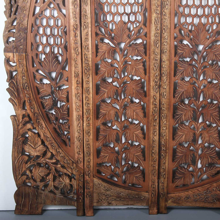 Paravent indien en bois Rana