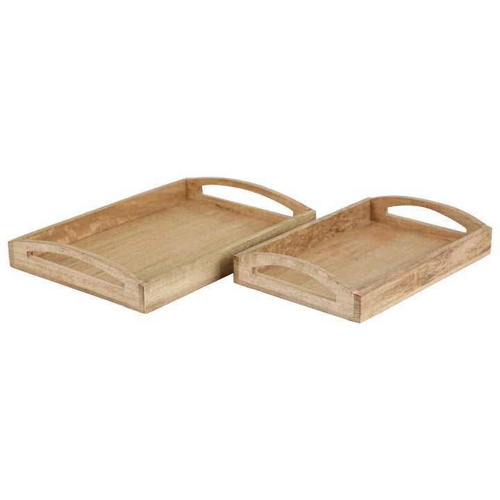Houten dienblad HTB2, set van 2