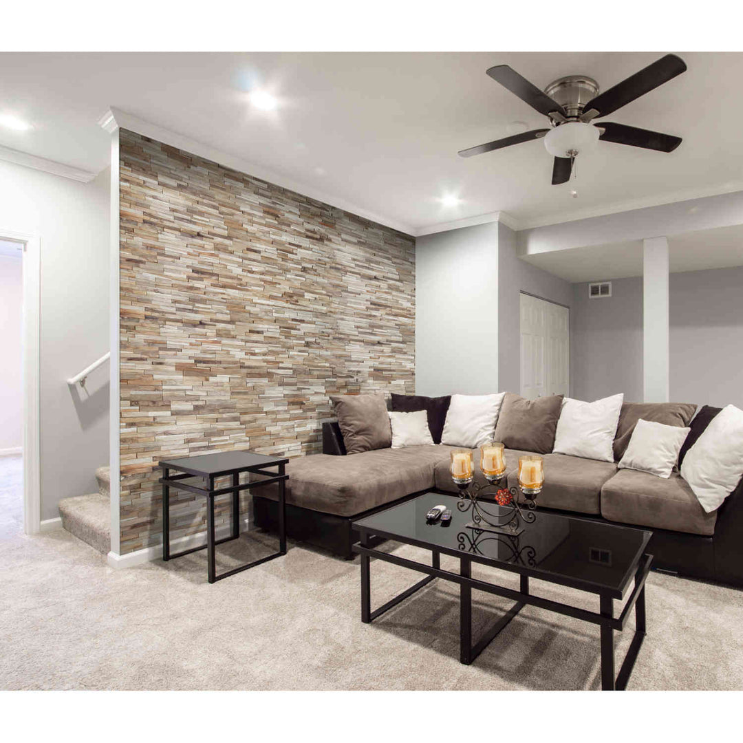 Revêtement mural en bois Smooth Wave