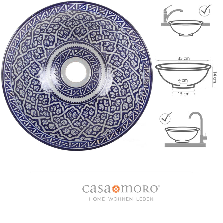 Marokkanisches Waschbecken