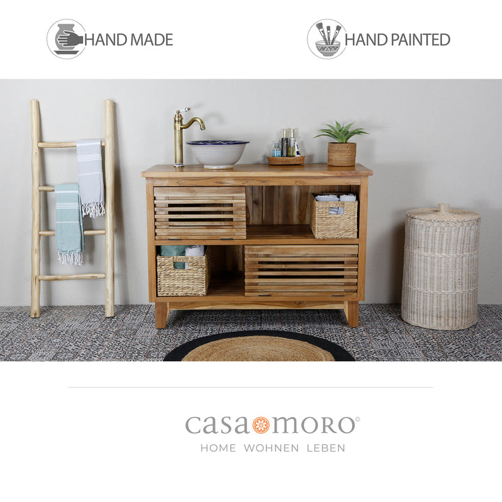 Waschbecken Handbemalt