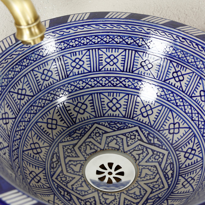 Lavabo à poser rond