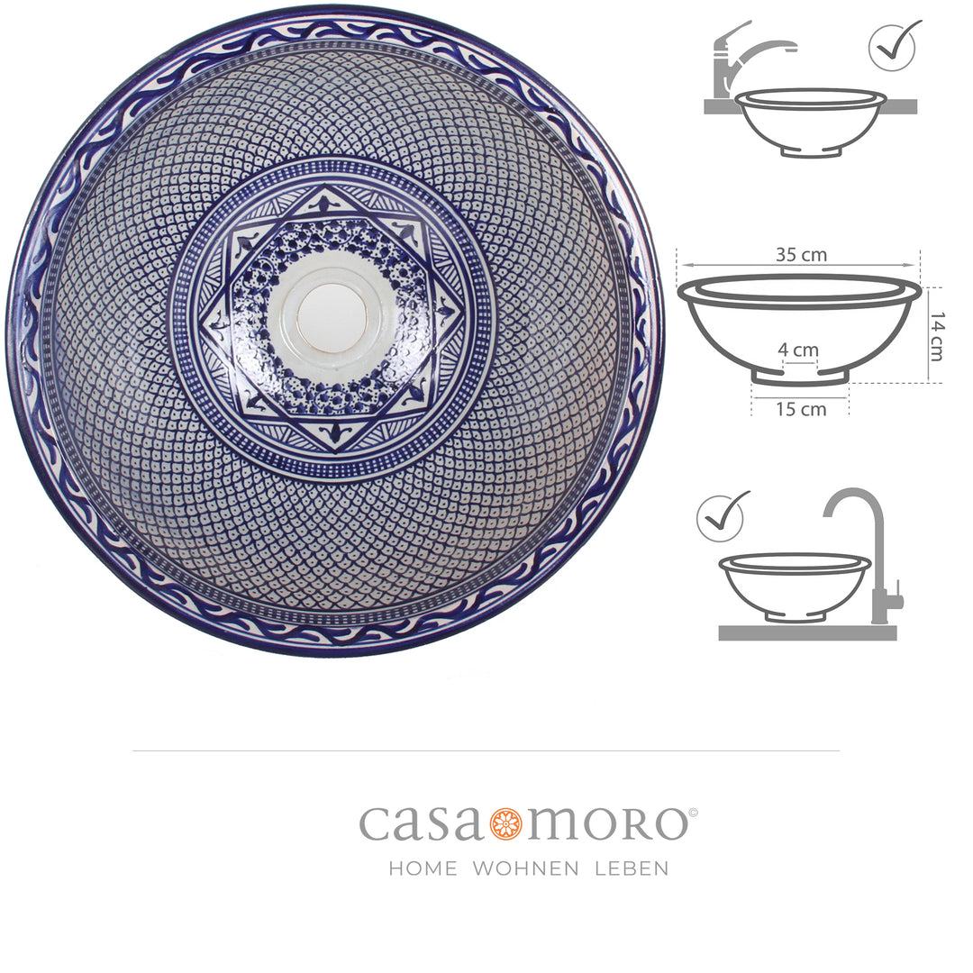 Lavabo à poser pour WC invités