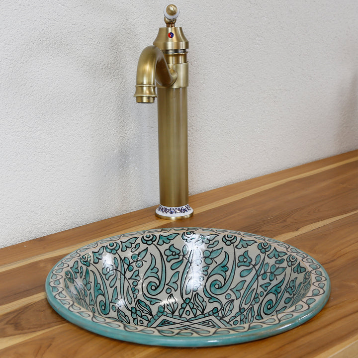 Waschbecken ohne Hahnloch