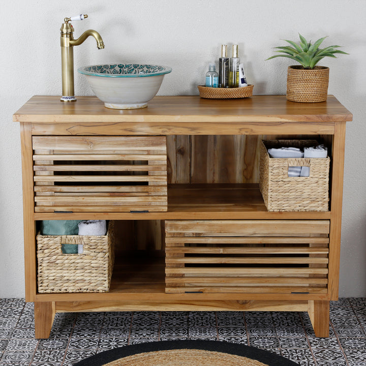 Waschbecken ohne Hahnloch