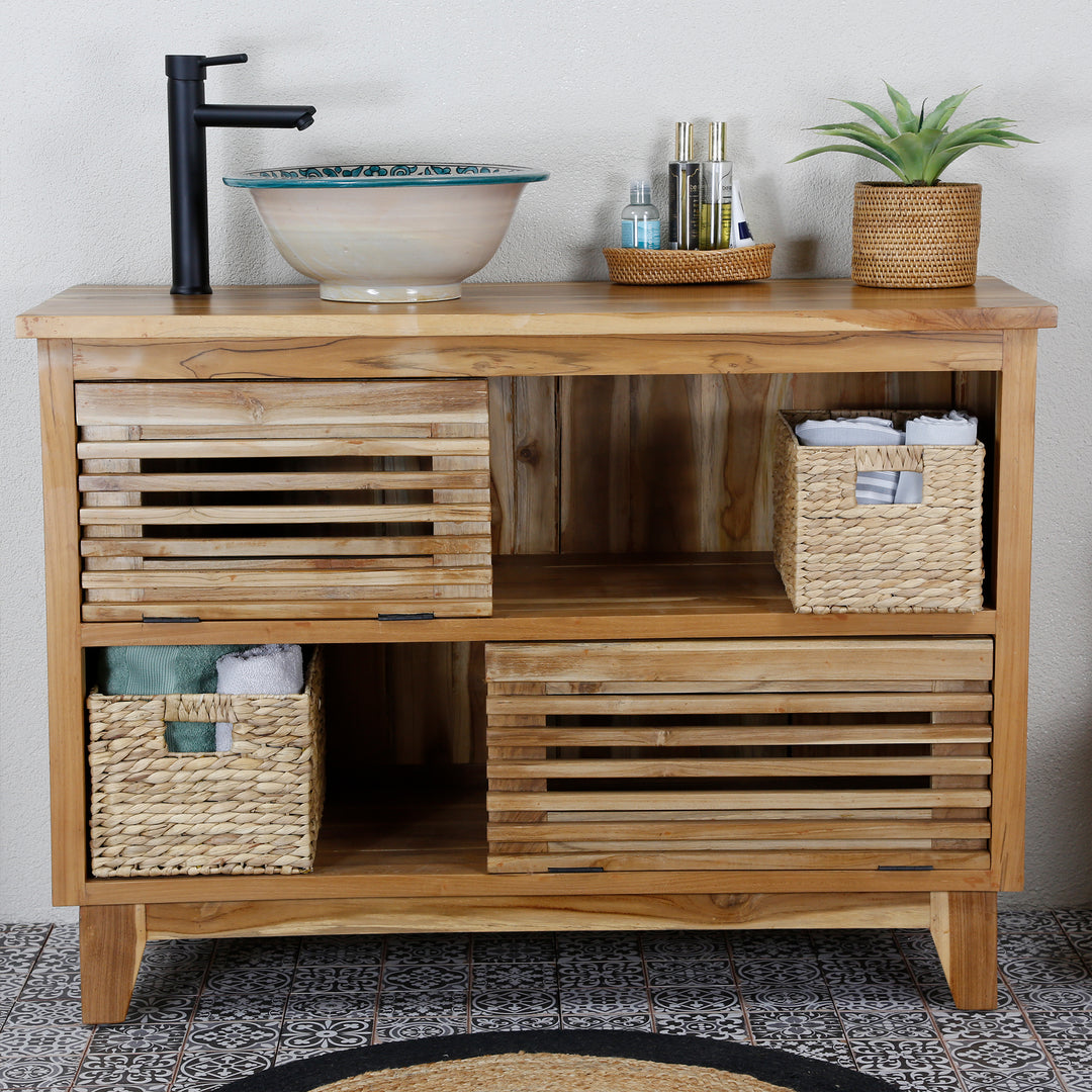 Opbouwwasbak rond 40 cm