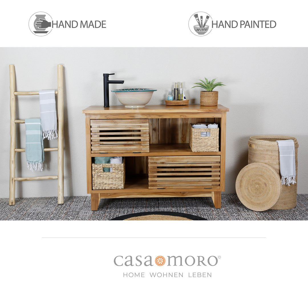 Opbouwwasbak rond 40 cm