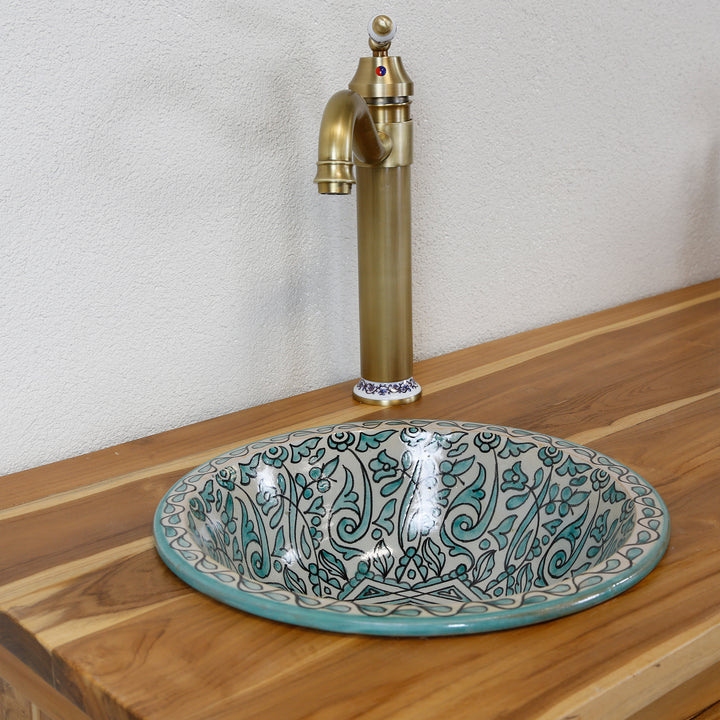 Wastafel zonder kraangat