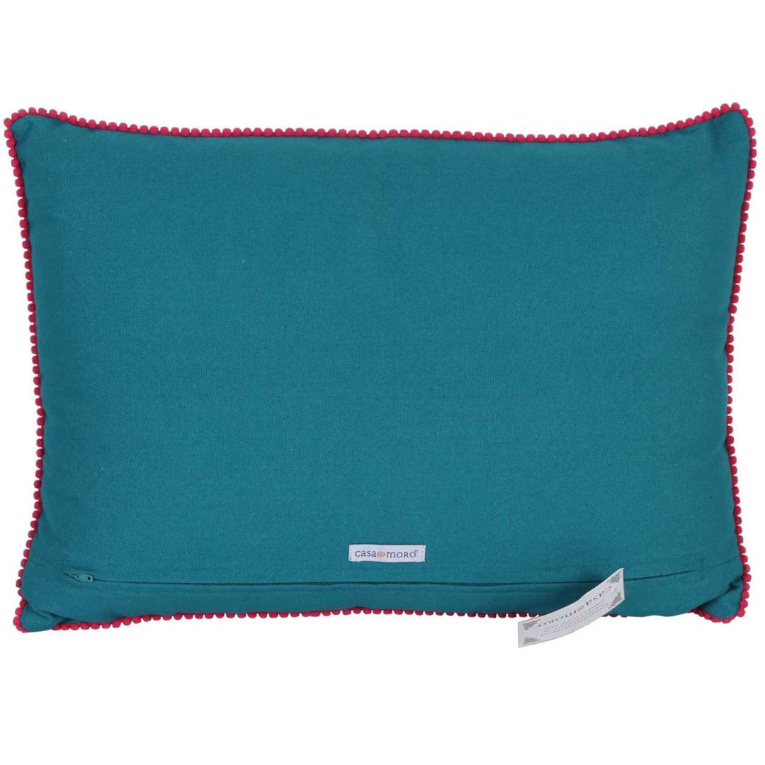 Kussen Santa met pompons