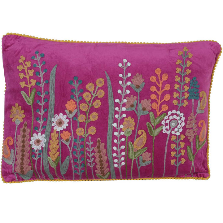 Kussen Santa met pompons