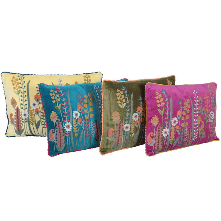 Kussen Santa met pompons