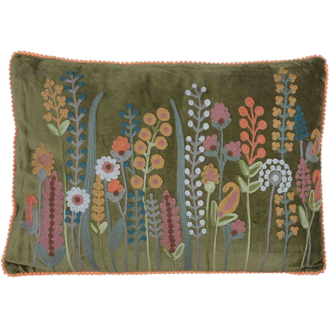 Kussen Santa met pompons