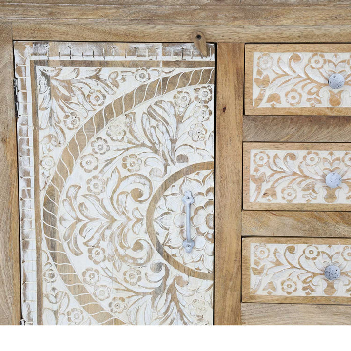 Commode marocaine en bois Harnur