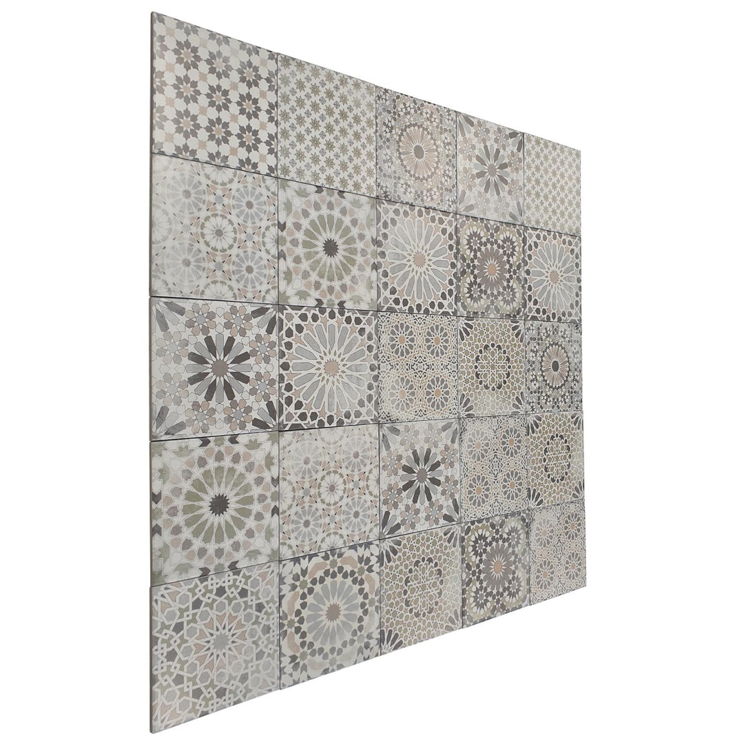 Marokkaanse patchworktegels Arabesque