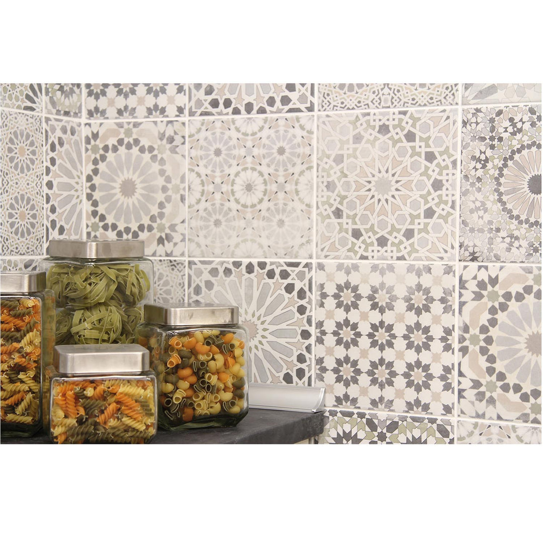 Marokkaanse patchworktegels Arabesque