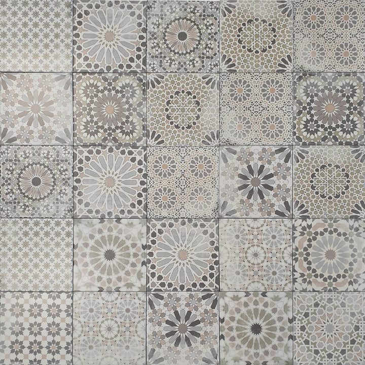 Marokkaanse patchworktegels Arabesque