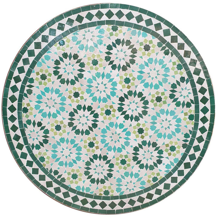 Mozaïektafel D80 Ankabut Turquoise