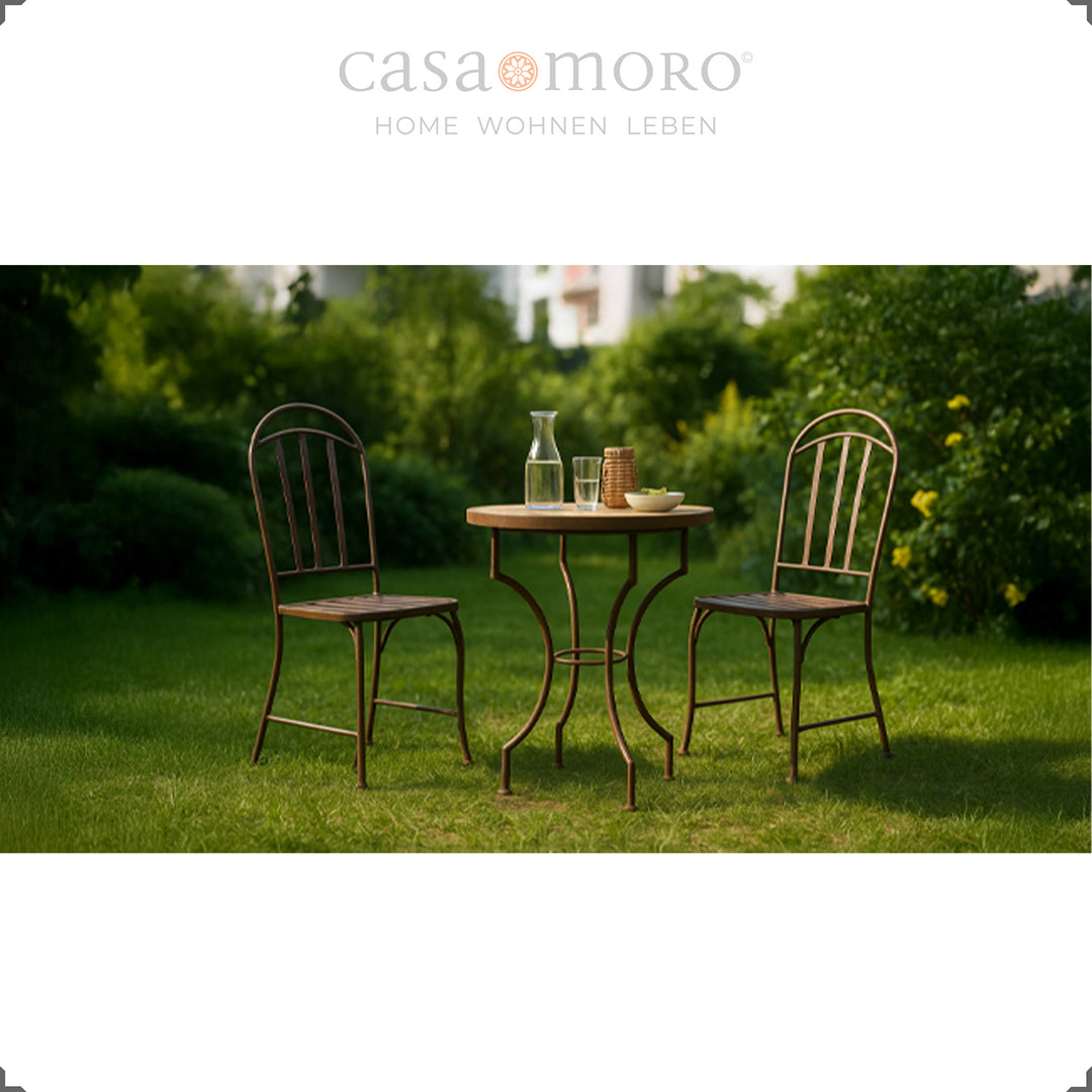 Table en mosaïque de style marocain-urbain – polyvalente comme table de bistro ou table à manger pour deux