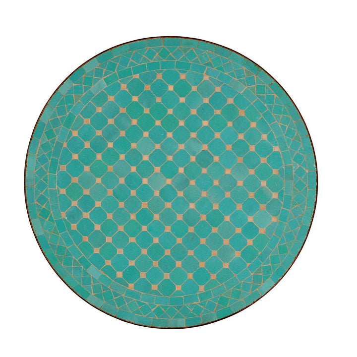 Mozaïektafel uit Marokko - Rond -M60-11