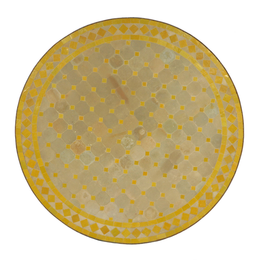 Mozaïektafel D80 gele diamant