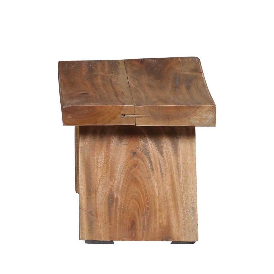 Tabouret en teck Paolo