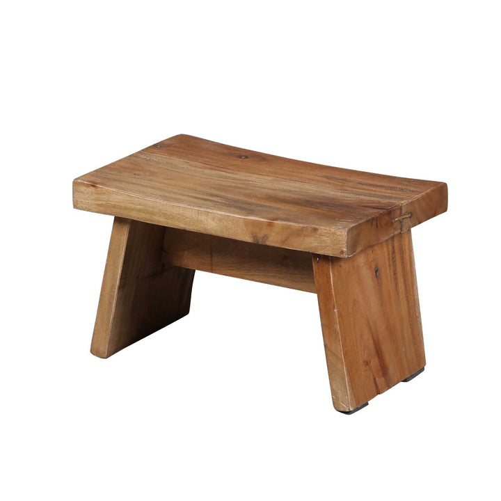 Tabouret en teck Paolo
