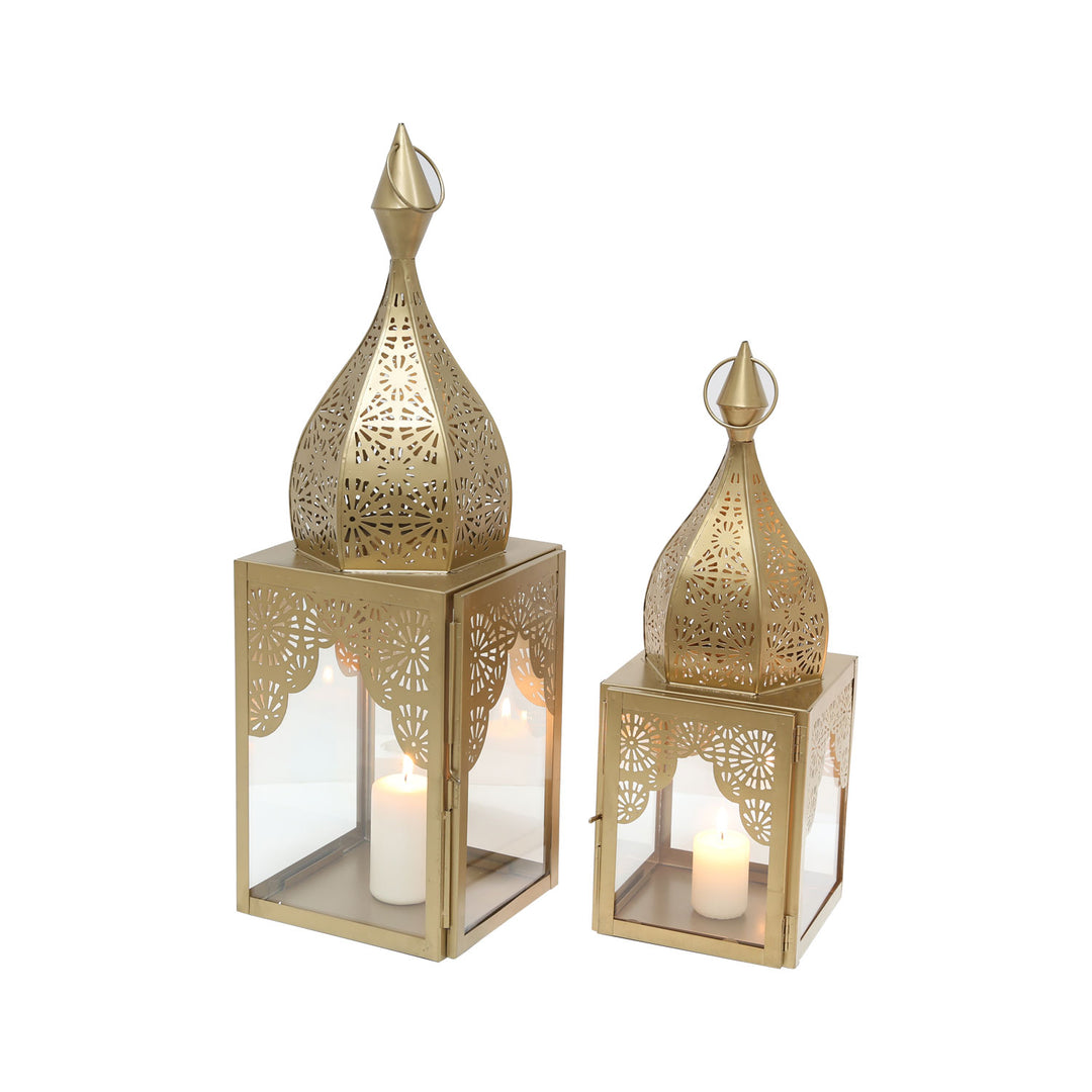 Oosterse windlicht Modena Gold L&M