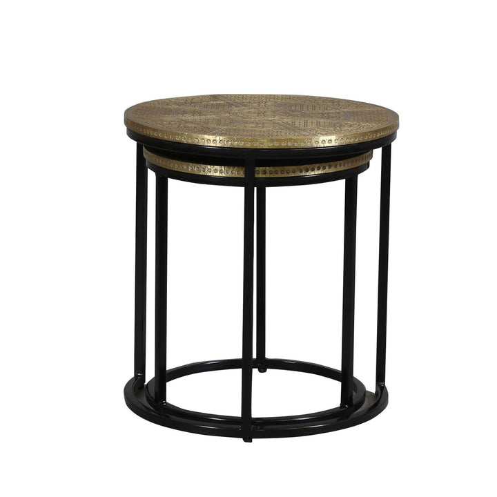 Table d'appoint orientale Hanane, lot de 2