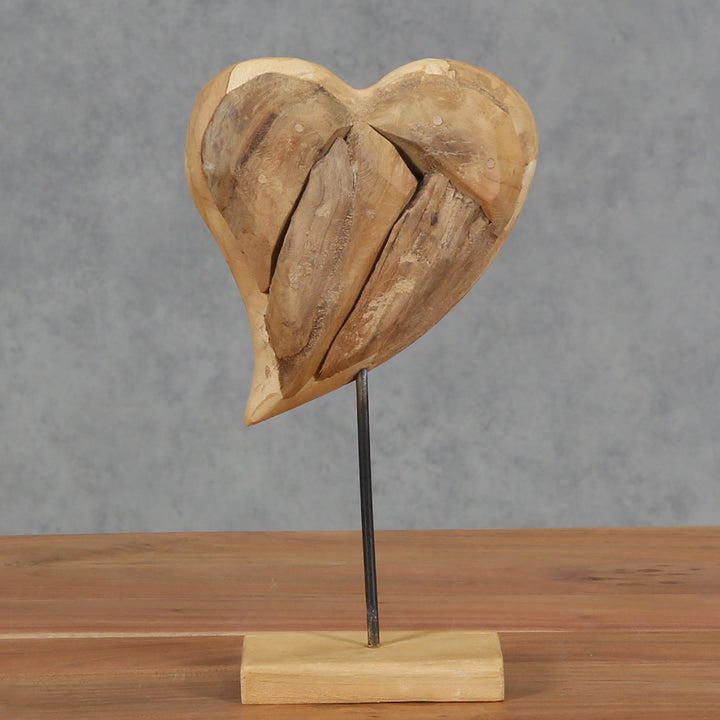 Hart sculptuur Mariella