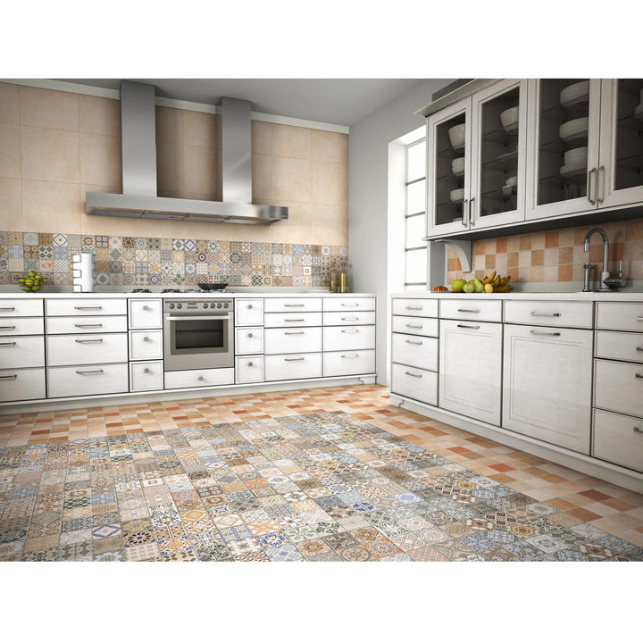 Patchwork-Fliesen für Wand und Boden