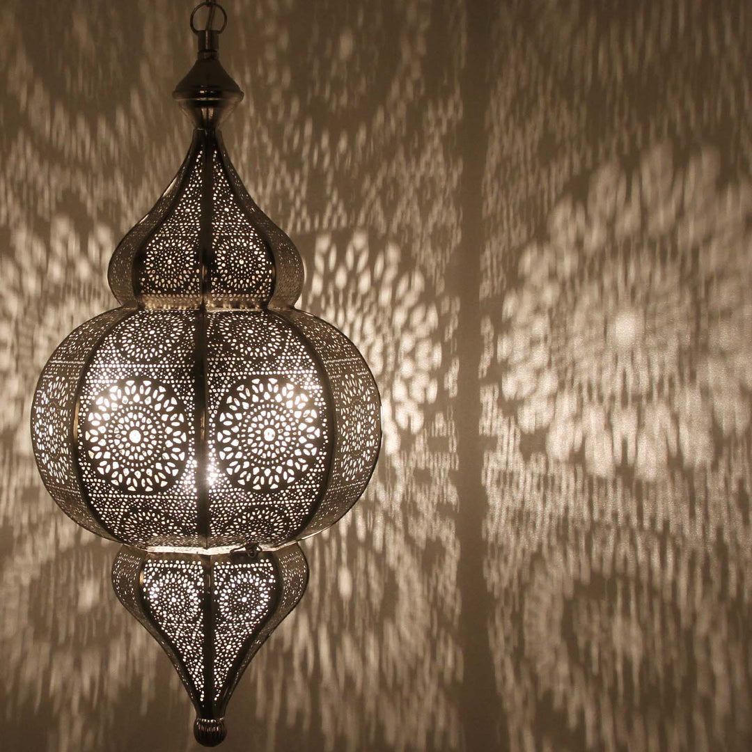 Lanterne orientale en argent Melisa