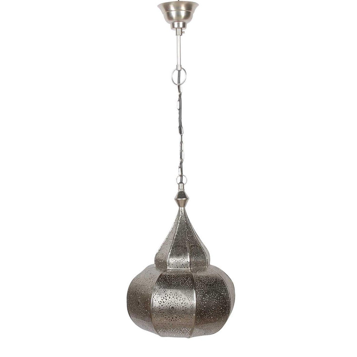 Oosterse lamp Layoune zilver