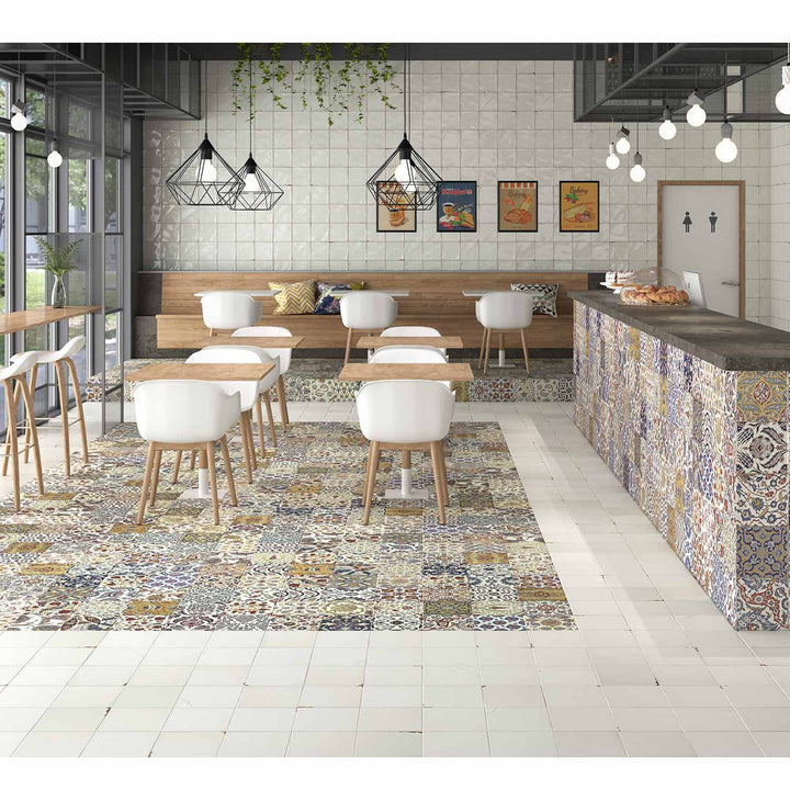 Orientalische Patchwork-Wandfliesen – 59,2x20 cm Matt